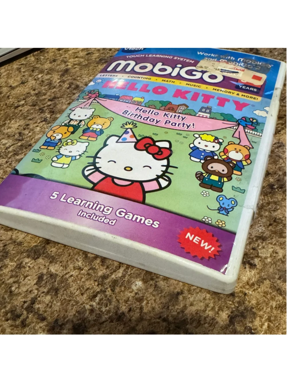 VTech Hello Kitty Birthday Party MobiGo Learning Game New Sealed